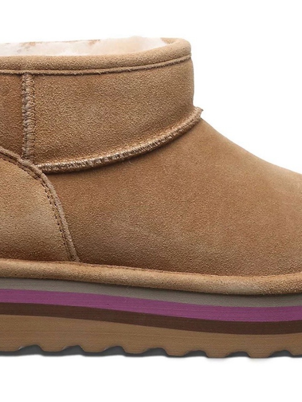 NWT BearPaw size 7 retro shorty shearling Lined Short Ankle Bootie
